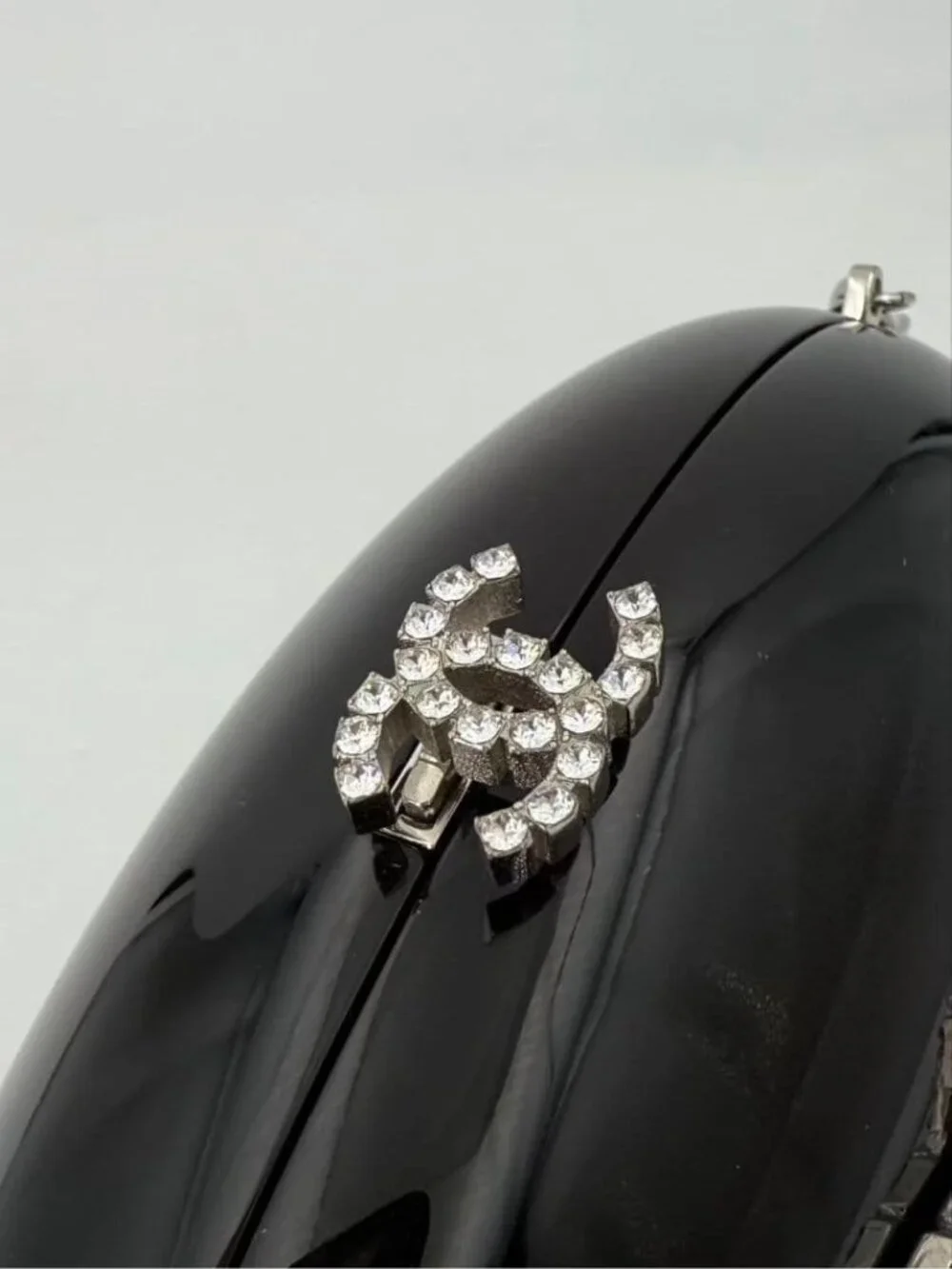 Chanel Acrylic Oval Chain Bag